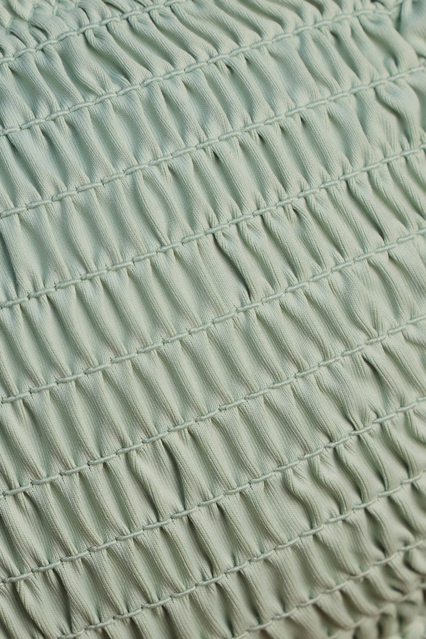 Strappy Bandeau Bikini Top in Sage