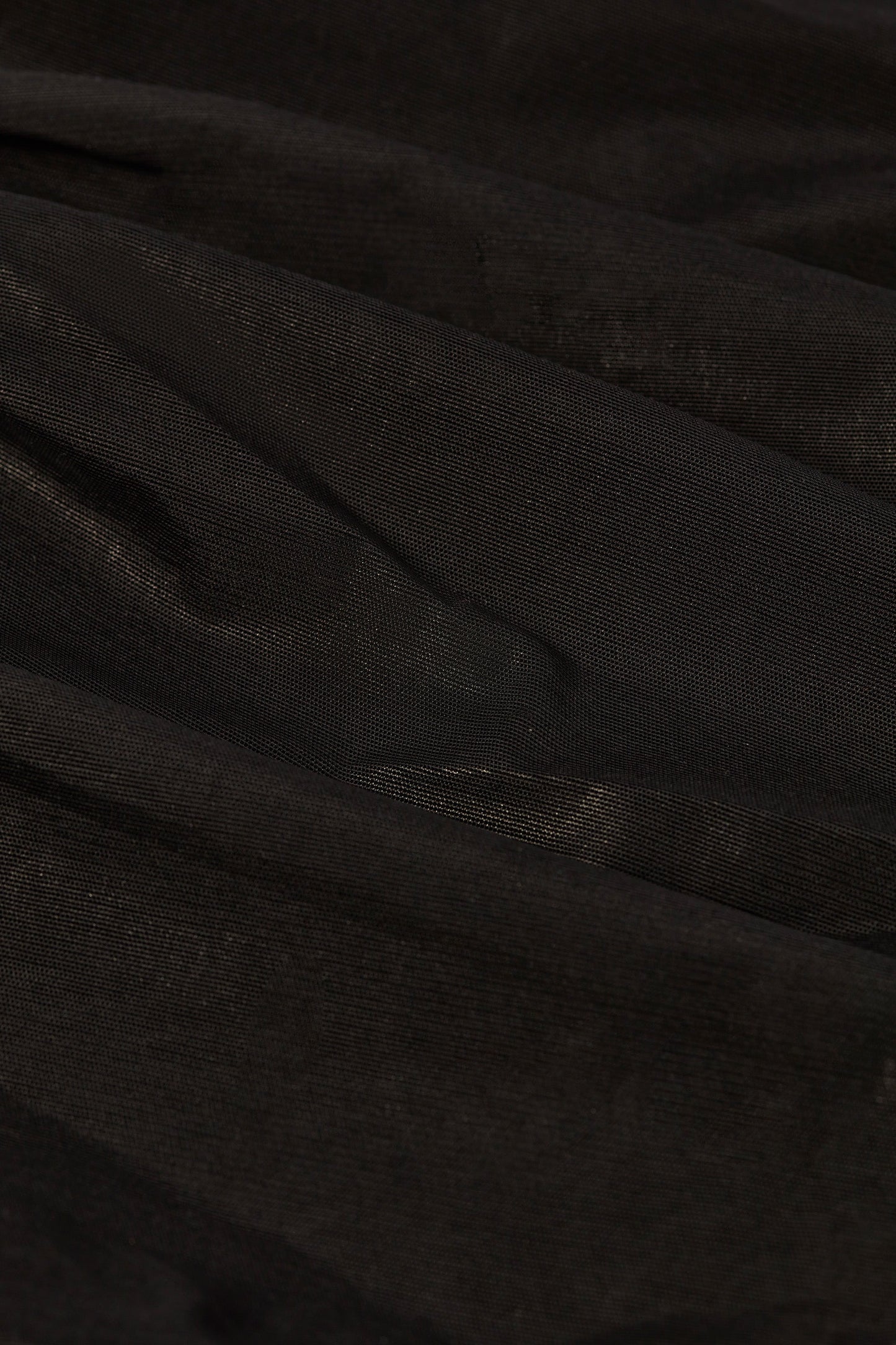 Tall Metallic Ruched Cut-Out Flared Jumpsuit in Black